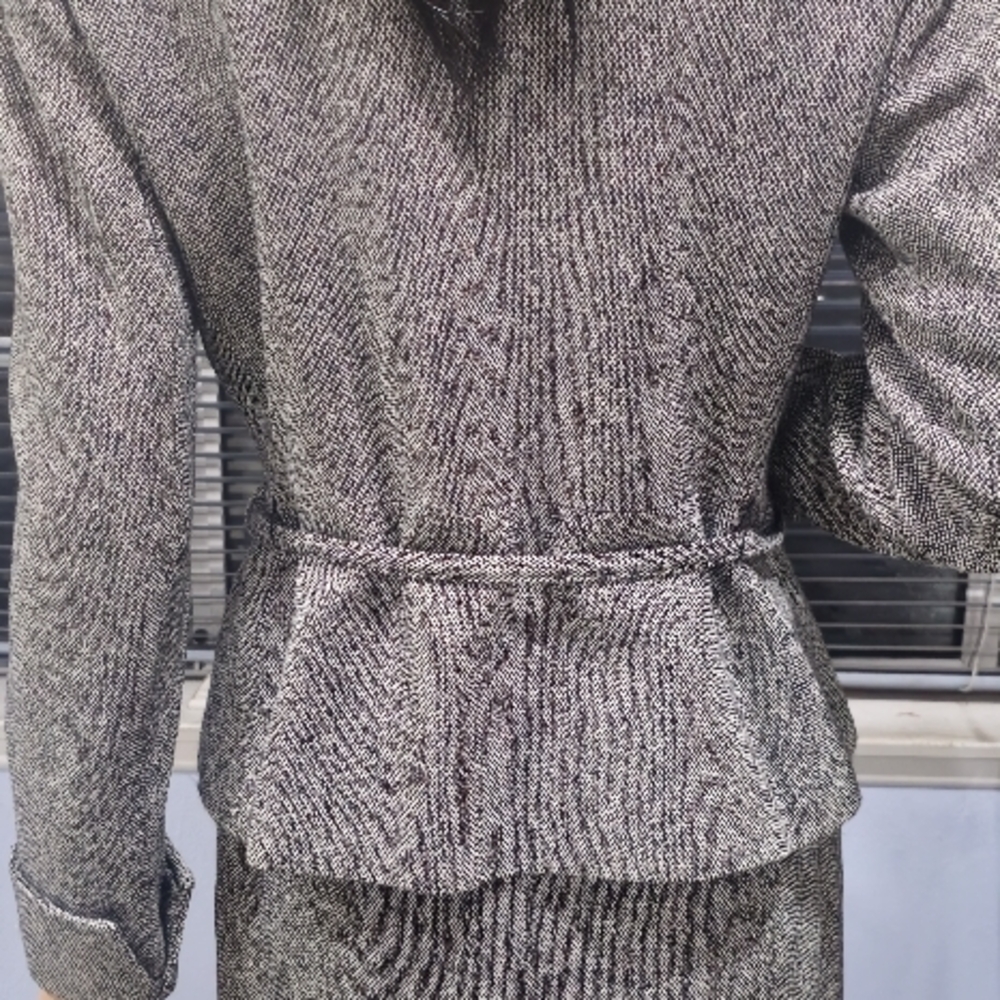 JG Hook 2pc Vintage Skirt Suit Grey - Picture 8 of 9